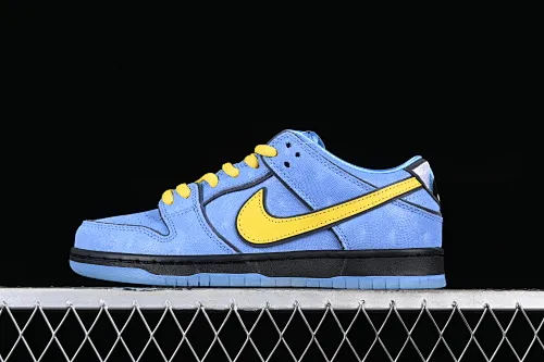All categories Nk SB Dunk series Nk SB Dunk Low low-top sneakers F version The Powerpuff Girls x Nk SB Dunk Low Powerpuff Girls joint model low-top casual sneakers FZ8320-400